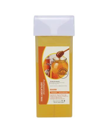 Professional Depilatory Wax Waxing Cream Hair Removal Wax Hair Off for Facial Armpit Body Hair Removal (Honey)