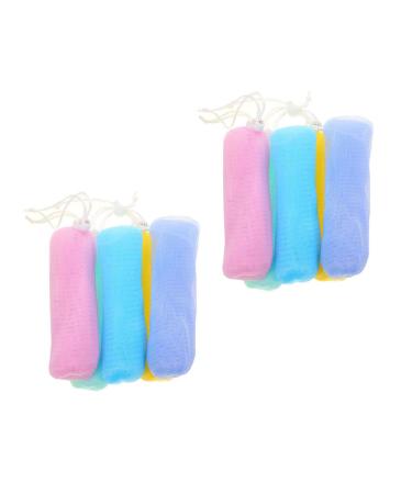 Outanaya 10pcs Foaming Soap Soap Foaming Net Foam Net Soap Saver Drawstring 14.5x5cm As Shown 1