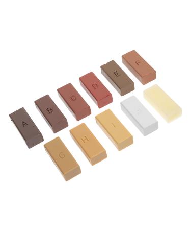 Healeved 1 Set Floor Repair Wax Hardwood Floor Repair Repair Kit Floor Scratch Repair Laminate Floor Filler Vinyl Floor Scratch Remover Wood Scratch Repair Furniture Repair Kit As Shown 1 3.9X1.6cm
