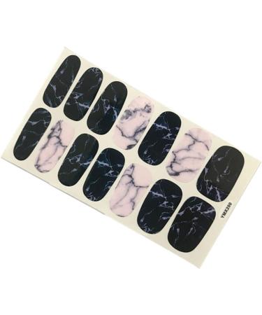 dijiusidy Nail Art Stickers Self-Adhesive Fingernail Decal with Strap Glue DIY Art Decor Full Cover Manicure Kits for Women Girls YMX200 - Buy Online on GoSupps.com