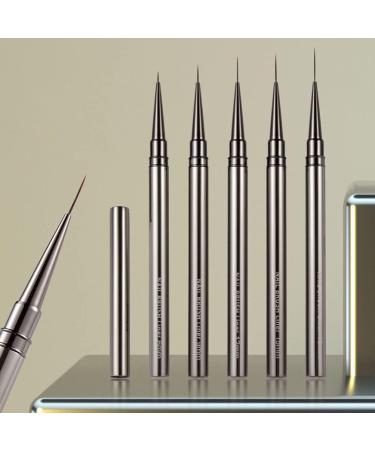 Nail Art Drawing Pen Fine Nail Art Brush Nail Liner Nail Striping Brush Nail Art Design for Nail Art Manicure Liner Painted Metal Diamond Pen - Buy Online on GoSupps.com
