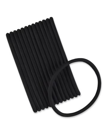 Scunci Black Gel Elastics No-Slip Grip Strong Hold 42 Count (3-Pack) - Ponytailers - Buy Online on GoSupps.com