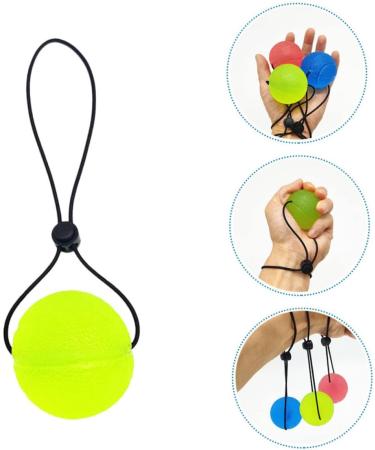 Beavorty 3-St Handle Ball Training Equipment | Handmade Strength Coach Balls for Hand Fitness | TPE Hand Squeeze Training Ball for Men & Women Gymnastics - Buy Online on GoSupps.com