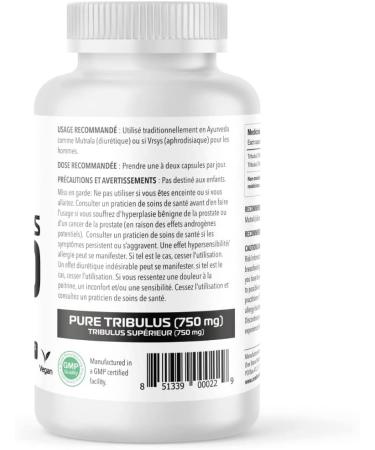 One Brand Nutrition Tribulus 750 | (Vegan 240 Caps) | 100% Pure Tribulus Terrestris 750mg - Buy Online on GoSupps.com