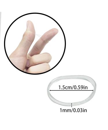 Buy Willight 1100 Mini Transparent Hair Ties - Perfect for Children's Braids & Dreadlocks | Elastic Hair Ties for All Hair Types - Buy Online on GoSupps.com