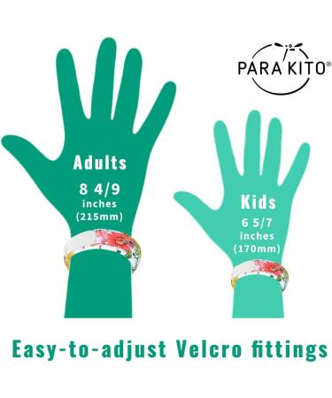 PARA'KITO Mosquito Repellent Wristband - Waterproof Outdoor Pest Bracelet with Natural Essential Oils - Gold Edition Party Wristbands (Miami) - Buy Online on GoSupps.com