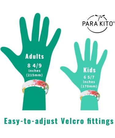 Para'Kito Mosquito Repellent Bundle | Peppermint Oil Bracelets & Refills | Hiking & Camping Accessories | Paraben & DEET Free - 2 Wristbands & 2 Refills (Black + Conceal) - Buy Online on GoSupps.com