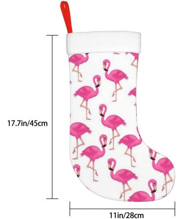 Ffexs Pineapple by The Sea Velvet Christmas Socks - Flamingo Design | One Size Fits All for New Year & Holiday Celebrations - Buy Online on GoSupps.com