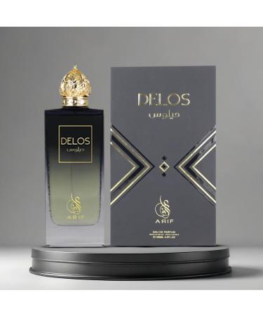 Delos Perfumes Premium Woody Oriental Eau de Parfum for Men & Women Cognac Oak Tonka Bean Vanilla Praline Sandalwood Long-Lasting Unisex Fragrance 3.4 oz - Buy Online on GoSupps.com