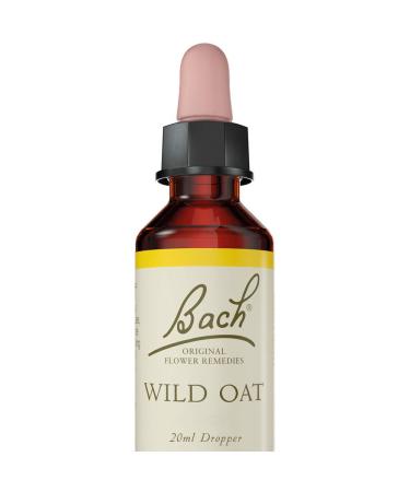 Wild Oat Flower Essence Improve Emotional Wellness with Vegan Formula 20ml Dropper Bottle Easy to Use with Original Bach Flower Remedies