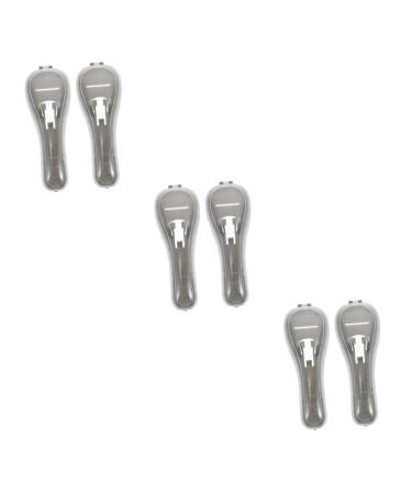 Minkissy 6 Stk Razor Storage Box Travel Razor Fall Travel Setui For Razor Etui For Manual Razor Razor Surfish Moves Made of Plastic Razor Protection Caps Shaving Shaving Travel