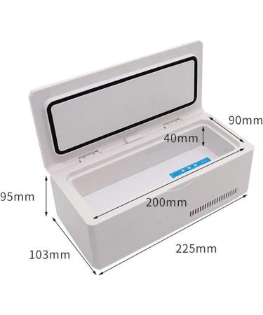 Insulin Cooler Box Constant Temperature 2-8 Mini Drug Refrigerator Mini Medicine Refrigerator With Rechargeable Battery For Car Travel Home (Color : 3battery) - Buy Online on GoSupps.com