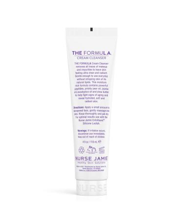 Nurse Jamie Cream Cleanser 4 oz - Gentle Foaming Cleanser for All Skin Types | International Shipping Available - Buy Online on GoSupps.com