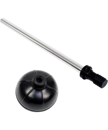Casaphoria Stainless Steel Toilet Bowl Brush & Plunger Set - Heavy Duty 2-in-1 Combo with Freestanding Holder for Bathroom - Buy Online on GoSupps.com