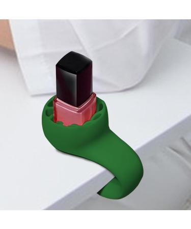 Nail Polish Holder | Wearable Manicure Display Tools - Anti Slip Grip Suction Flexible Silicone Nail Polish Holder Stand For Personal And Business Use - Buy Online on GoSupps.com
