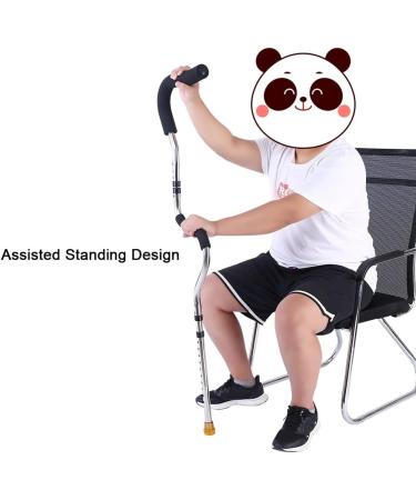 Adults Detachable Underarm Crutches S-Shaped Walking Crutches Canes Auxiliary Support Walker Suitable for Height: 5-6.2ft (Color : Silver Size : 1 Count) Anniversary Lucky Star Silver 2 counts - Buy Online on GoSupps.com