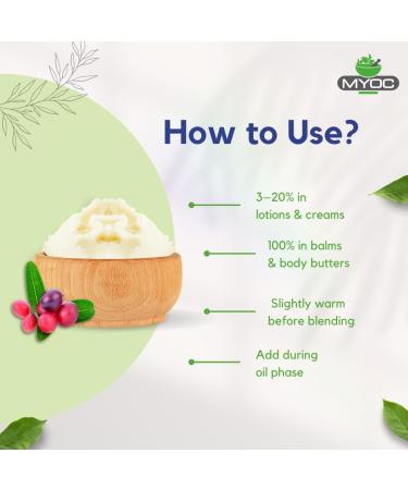 Ucuuba Butter | Kosmetische Qualit t | Reich an Myristins ure f r Hautpflege Balsame Seifen und Haarmasken | Ideal f r DIY-Sch nheitsformulierungen 200 g / 7 05 oz - Buy Online on GoSupps.com
