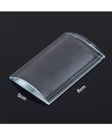 Lash Trays for Extensions | Transparent Reusable Curved Tile | Large Volume Eyelash Extension Stand & Glass Glue Pallet - Buy Online on GoSupps.com