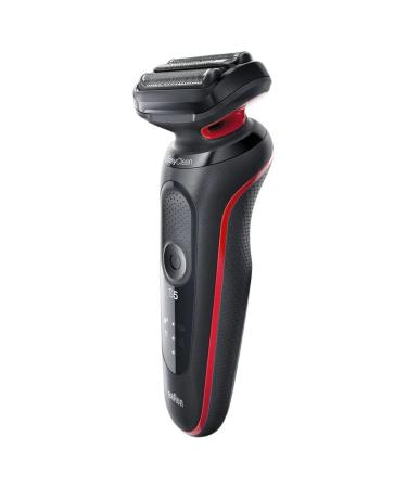 Braun Series 5 50-R1000s Foil Shaver Red Red 3 Piece Set
