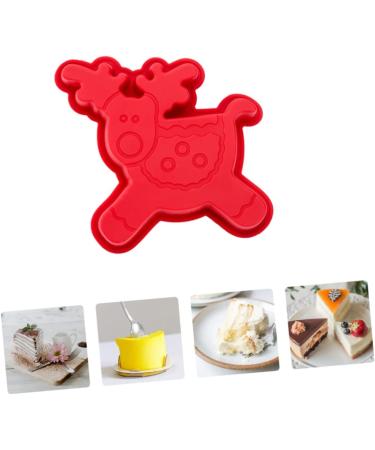 MAGICLULU 6 Pcs Baking Mold Silicone Molds Candy Molds Silicone Santa DIY Home Cake Mold Elk Dessert Child - Buy Online on GoSupps.com
