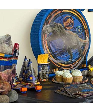 Jurassic World Party Cone Hats - 8 Pcs | One Size | Dinosaur Themed Decor - Buy Online on GoSupps.com
