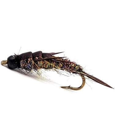 5 x Fly Fishing Hooks - Nymph Stonefly Bait for Trout Perch & Grayling | International Shipping Available - Buy Online on GoSupps.com