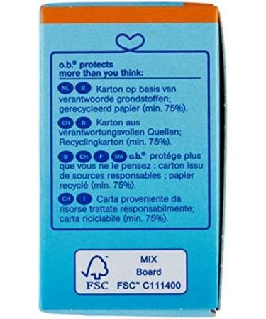ob Original Tampons Super - Pack of 16 | Comfort & Protection for Every Need | International Shipping Available - Buy Online on GoSupps.com
