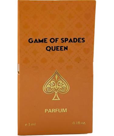 Jo Milano Game Of Spades Queen Vial Parfum Spray for Unisex 0.10 Ounce/3ml - Buy Online on GoSupps.com