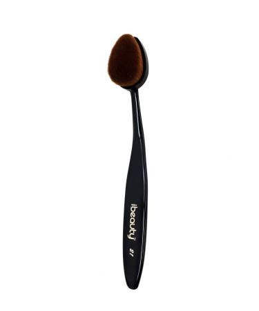 Buy Vegan & Cruelty-Free Oval Make Up Contour Brush - Black (SB 21) | Best International Shipping - Buy Online on GoSupps.com