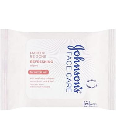 Johnson's Face Care Makeup Be Gone Refreshing Wipes (25) - Pack of 6 - Buy Online on GoSupps.com