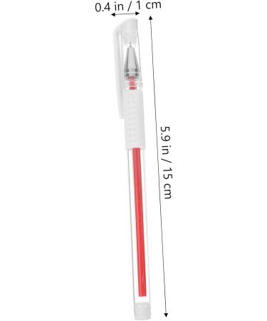 FOMIYES 3pcs Goo Microblading Pen Brush Highlighter Marking Pen Gel Lip Mapping Tool Marker Ink Plastic Red 15x1cm Red - Buy Online on GoSupps.com