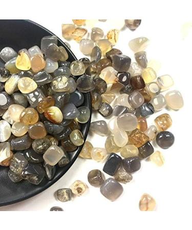 500g 10-15mm Natural Agate Stone Good Luck Madagascar Banded Agate Body Heathy Raw Gemstone Specimen Collection Gift Home Goods - Buy Online on GoSupps.com