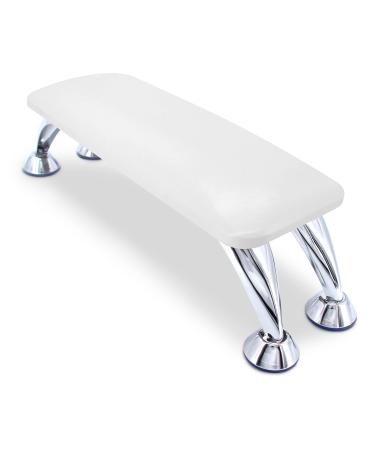 Big Nail Arm Rest Cushion Microfiber Leather Manicure Hand Rest Professional Nail Hand Rest Cushion Pillow Stand (White) White (Big)