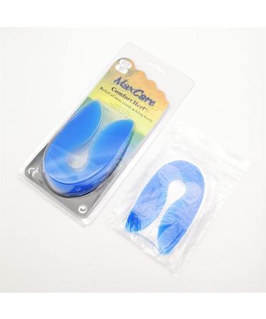 Silicone Heel Inserts for Pain Relief | Comfort & Shock Absorption | Large U-Shaped Blue Edge - Perfect for Women s Achilles Treatment - Buy Online on GoSupps.com