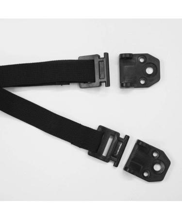 2 Pcs TV Straps Child Safety Furniture Anchors - Adjustable Wall Mounts for Baby Proofing Flat Screen TVs, Dressers & Cabinets - Heavy Duty, Long VESA Screws for Latest TVs - Black - Buy Online on GoSupps.com