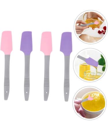 Adocarn Silicone Wax Spatula Set 4 Professional Hair Removal Accessories for Home & Salon Use - Buy Online on GoSupps.com