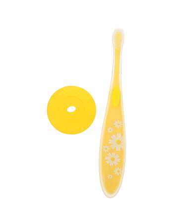 Magiclulu toothbrush toddler Accessories toddler Care household toddler tooth cleaning tool Servant toddler Accessories supply 1 piece (1 -pack) yellow