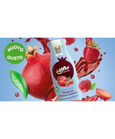  Italian Gourmet E.R. LOME Set of 3 pomegranate apples strawberry and raspberry 500 ml + Italian Gourmet Polpa 400 g - Buy Online on GoSupps.com