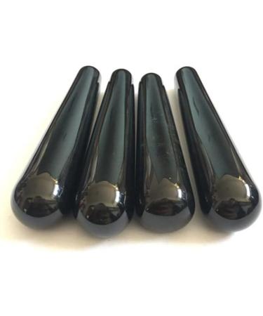 Natural Black Obsidian Crystal - 10-11cm Therapeutic Massage & Meditation Gemstone - Buy Online on GoSupps.com