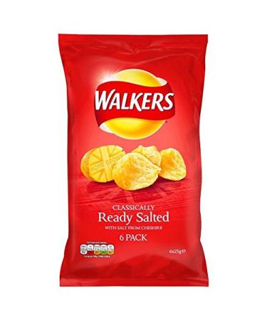 Walkers Walkers 2 x Ready Made Chips 25g x 6 per pack