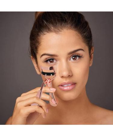 Eyelash Curler with Comb Metal Lash Curler with 2 Refill Pad Precision Lash Curling Tool for Women Girl Eye Makeup Tool - Buy Online on GoSupps.com