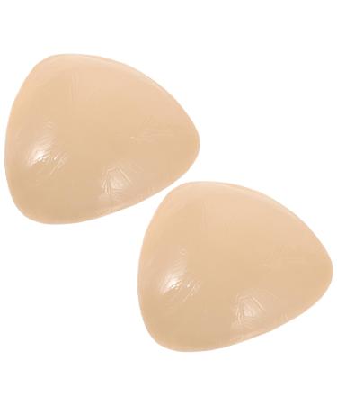 WRITWAA 2pcs Silicone Breast Patch Reusable Adhesive Soft and Comfortable for Women Chest Pads Invisible Chest Pads