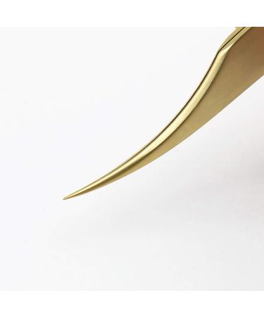 EMEDA Curved Volume Tweezers for Eyelash Extension - Professional Stainless Steel Tool for Precise Isolation and Easy Grip - Buy Online on GoSupps.com