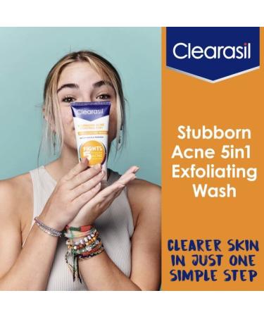 Clearasil Ultra 5in1 Exfoliating Wash 6.78 oz - Pack of 8 | International Shipping Available - Buy Online on GoSupps.com