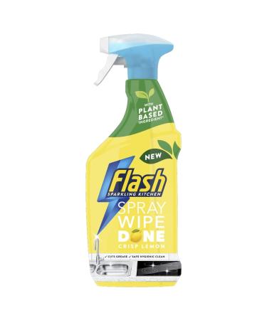 Flash Spray Wipe Done Bright Crisp Lemon Cleaning Spray 800ml