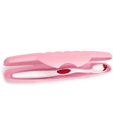 Buy COM-FOUR 4x Foldable Toothbrush Case | Travel Storage Box in Blue & Pink - 21.2 cm | Ideal for International Shipping - Buy Online on GoSupps.com