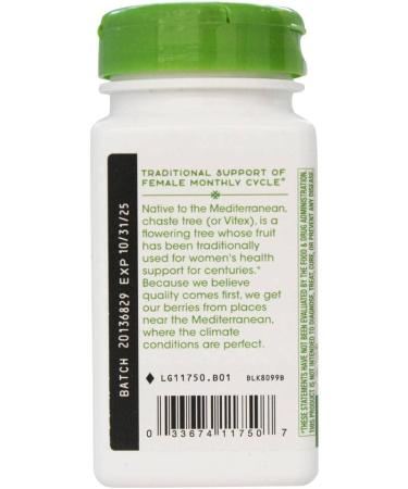 Nature's Way Vitex Fruit - 100 Veg Capsules for Hormonal Balance - Buy Online on GoSupps.com