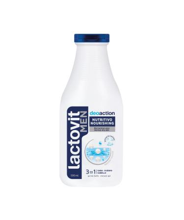 Lactovit Gel de ba o 3 en 1 Desodorizante Men 500ml