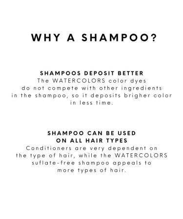 Watercolors Intense Color Shampoo - Metallic Silver 8.5 oz | Shop Now for Vibrant Hair Color - International Shipping Available - Buy Online on GoSupps.com
