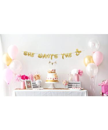 Funny Bachelorette Party Gold Glitter Banner - Disney Bachelorette Party Decorations  Favors and Supplies Wants the D - Buy Online on GoSupps.com